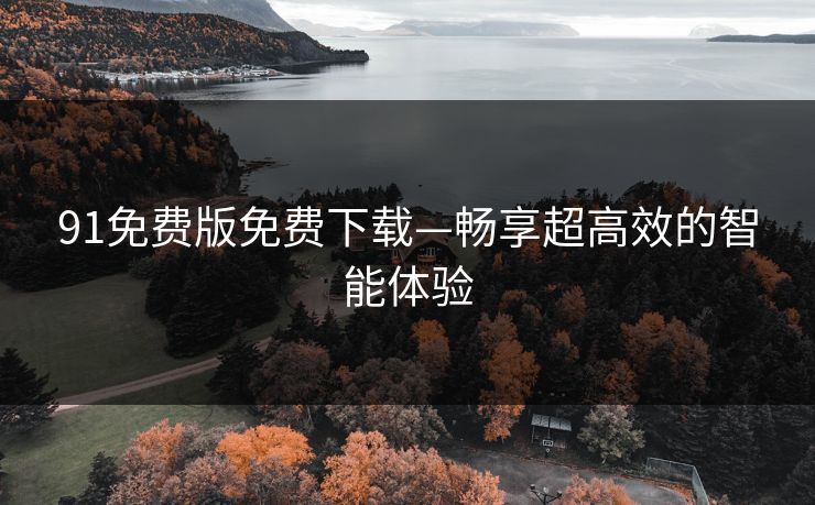 91免费版免费下载—畅享超高效的智能体验