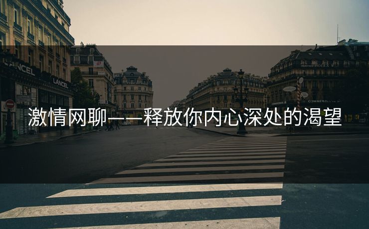激情网聊——释放你内心深处的渴望