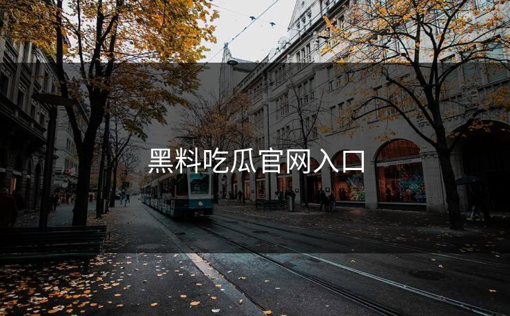 黑料吃瓜官网入口